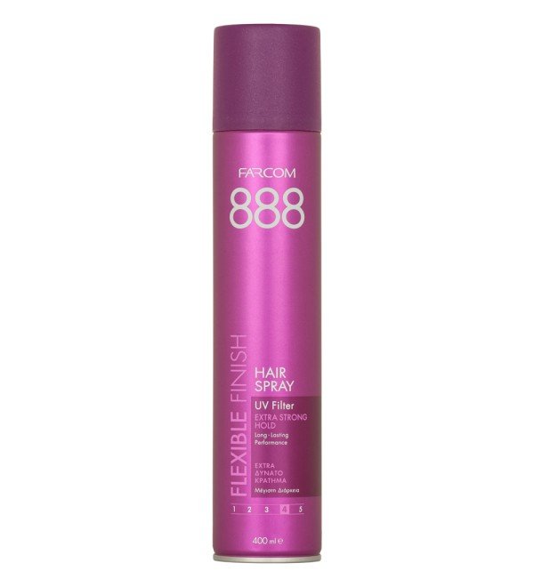 Farcom 888 Flexible Finish Hairspray 400ml