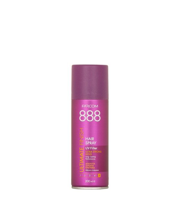 Farcom 888 Ultimate Finish Hairspray 200ml