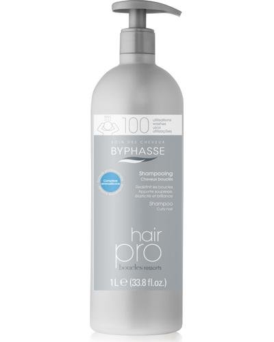 Byphasse Hair Pro Σαμπουάν Λείανσης & Λάμψης για Σγουρά Μαλλιά 1000ml