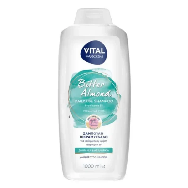 Farcom Vital Σαμπουάν Πικραμύγδαλο 1000ml