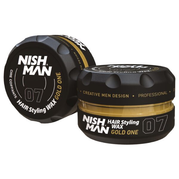 7 Nishman Hair Styling Wax 07 Gold One 150ml