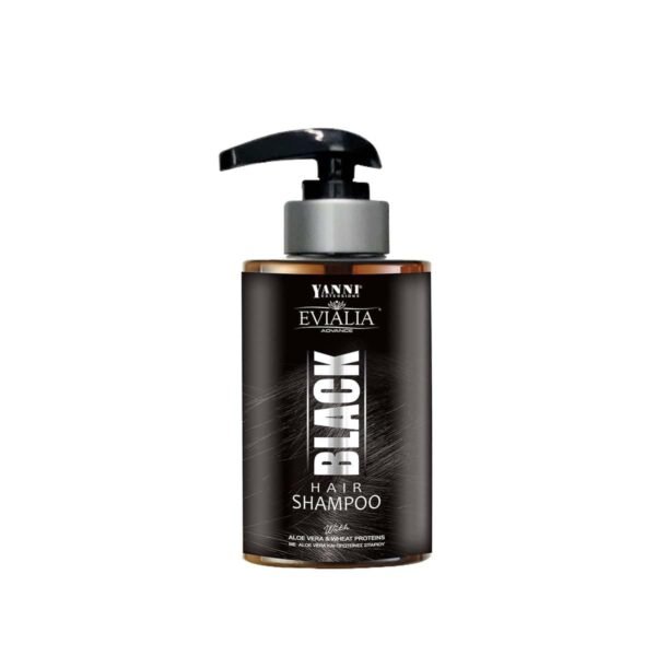 evialia black 300 Evialia Black Shampoo Χρωμοσαμπουάν 300ml