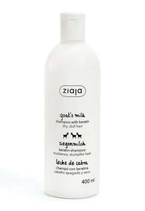 ziaja goat milk 400ml Ziaja Goat's Milk Strengthening Shampoo with Keratin 400ml