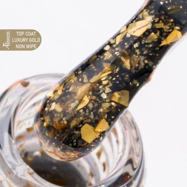 Alezori Top Coat Non Wipe Luxury Gold