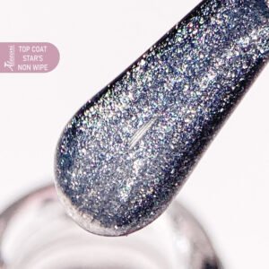 Alezori Top Coat Non Wipe Stars